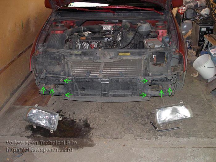Фотоотчеты и документация по ремонту кузова VW Golf 3, Vento