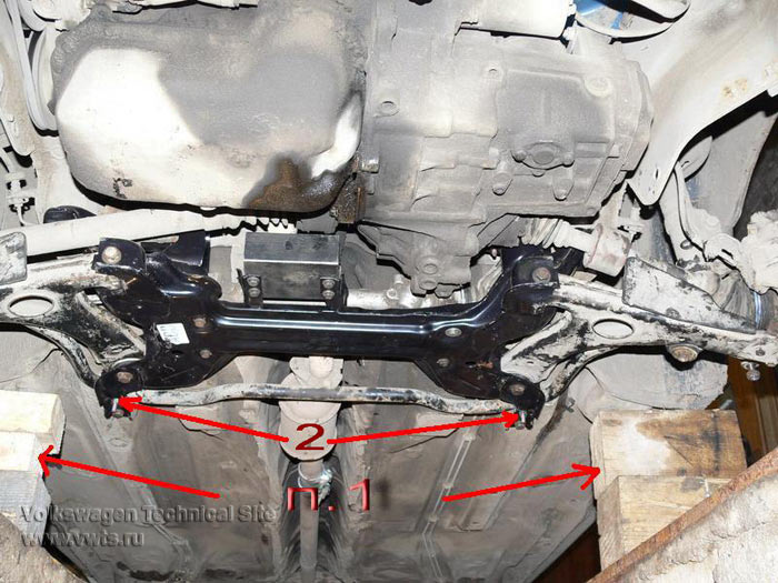 Передняя и задняя подвеска / Front and rear suspension