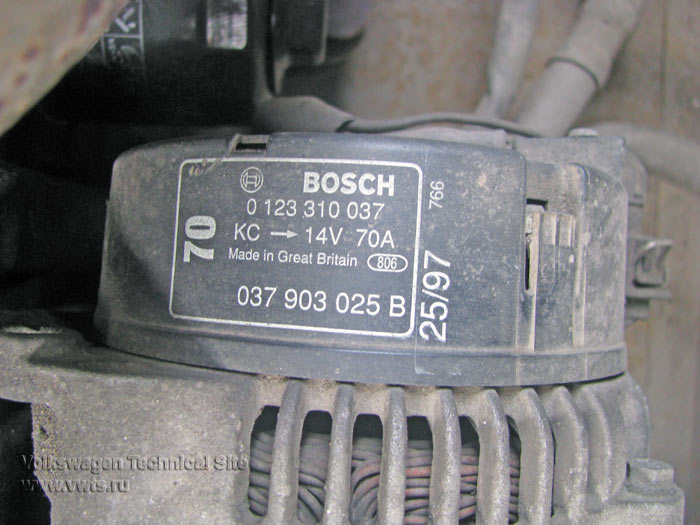 Замена токосъёмных колец генератора Bosch