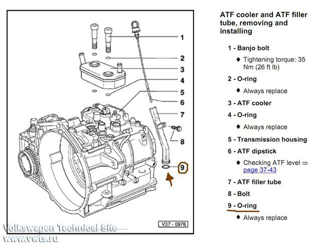 Ford Galaxy: проверка уровней масла вспомогательных узлов.