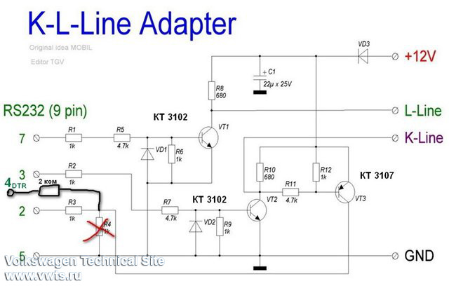 Адаптер K-Line