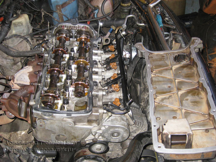 Ремонт и замена ГБЦ на двигателе Фольксваген AAA (VR6)