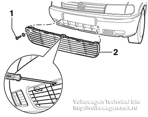 Как снять передний и задний бампер VW Touareg ()