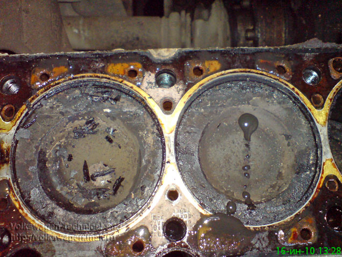 Переборка двигателя RP на VW Passat B3