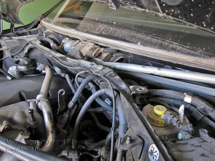 Замена мотора стеклоочистителя VW Touareg