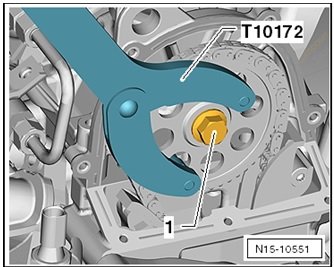 Замена цепи ГРМ на двигателе 1.2 TSI (CBZA, CBZB, CBZC), семейство EA111