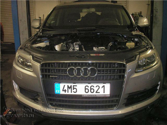 Audi Q7 ремонт двигателя 3.0 TDI